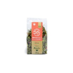 Bunny all nature BOTANICALS MINI MIX con foglie di lampone e fiori di fiordaliso 25gr mangime complementare